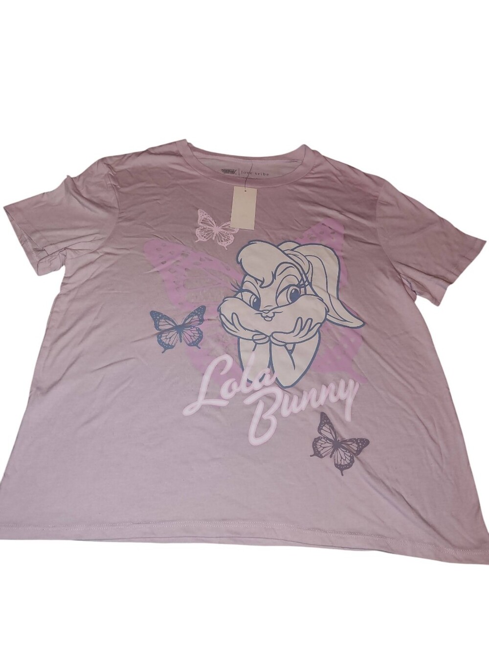 Love Tribe Juniors' Lola Bunny Graphic-Print Tee - Lavender